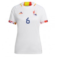 Camisa de Futebol Bélgica Axel Witsel #6 Equipamento Secundário Mulheres Mundo 2022 Manga Curta